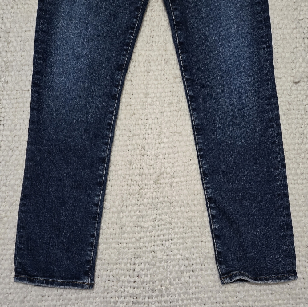 AG Adriano Goldschmied Prima Cigarette Ankle Dark Blue Wash Jeans Size 28R - Picture 5 of 14